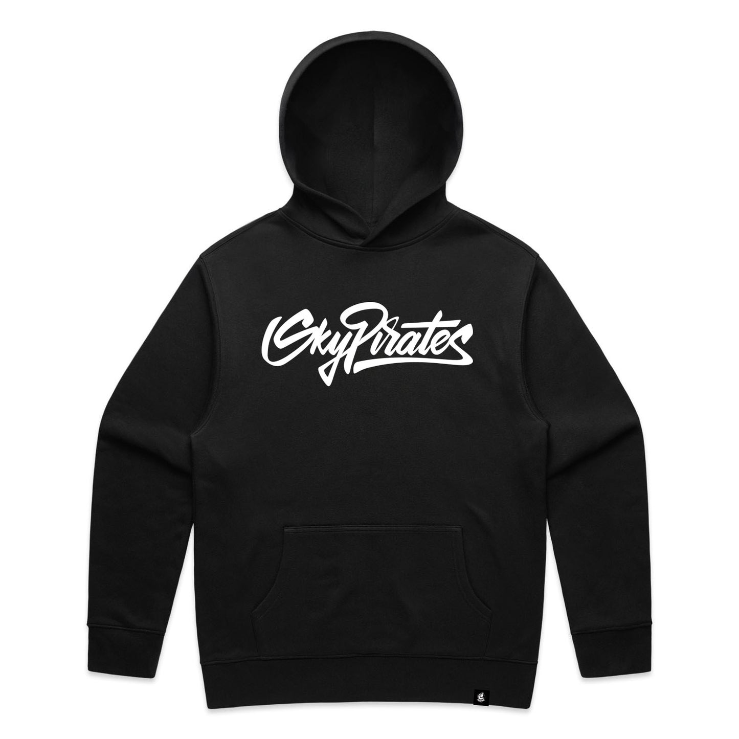 Black & White Script Hoodie