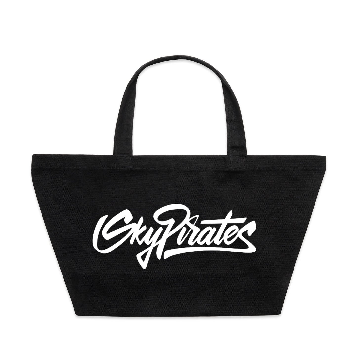 Sky Pirates Black Tote Bag