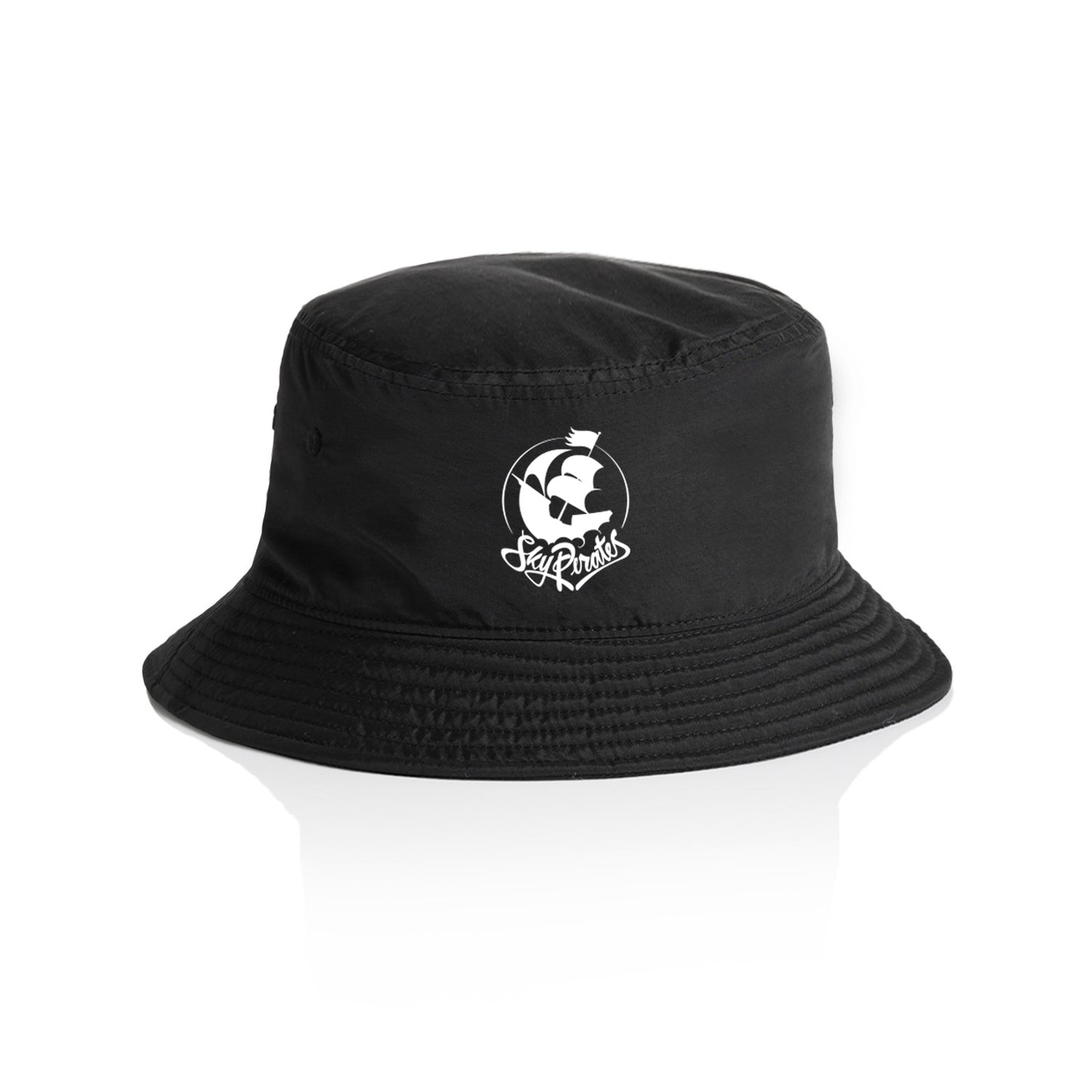 Black Nylon Bucket Hat