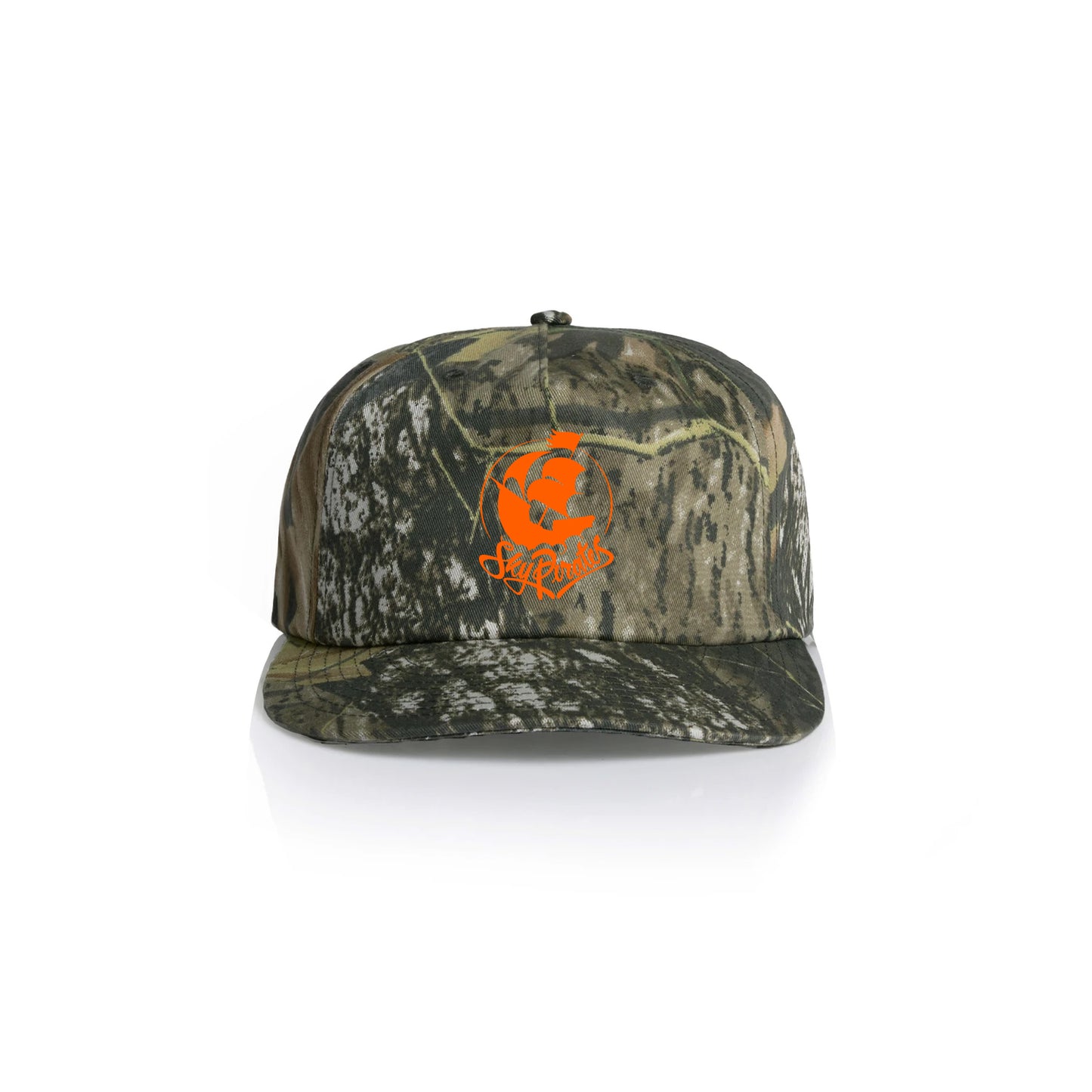 Camo & Orange Surf Cap