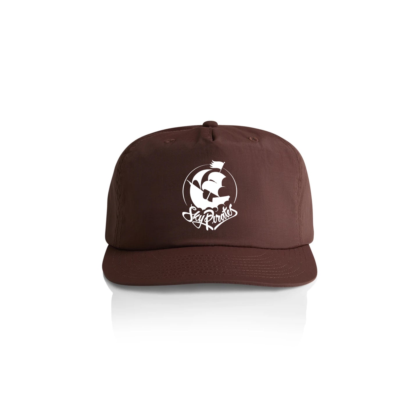Chestnut & White Surf Cap