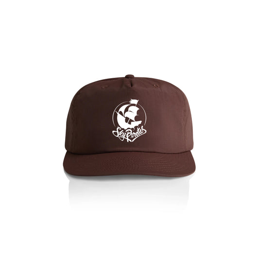 Chestnut & White Surf Cap