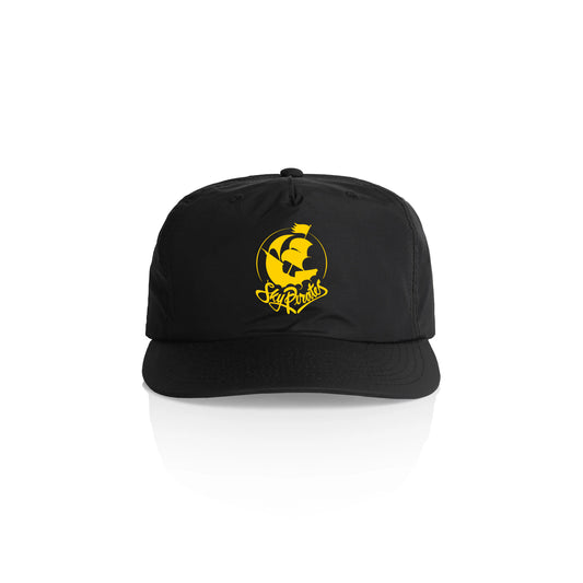 Black & Yellow Surf Cap