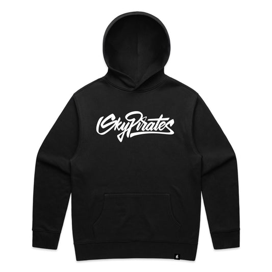 Black & White Script Hoodie